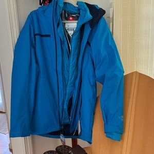 Columbia Turquoise Interchange Jacket